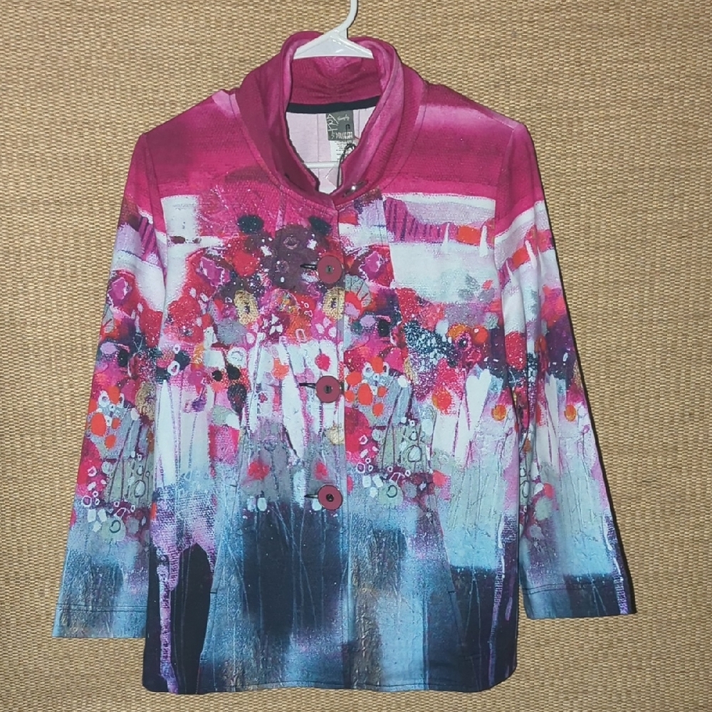 NWT Simply Art By Dolcezza Women's Shirt Jacket M
